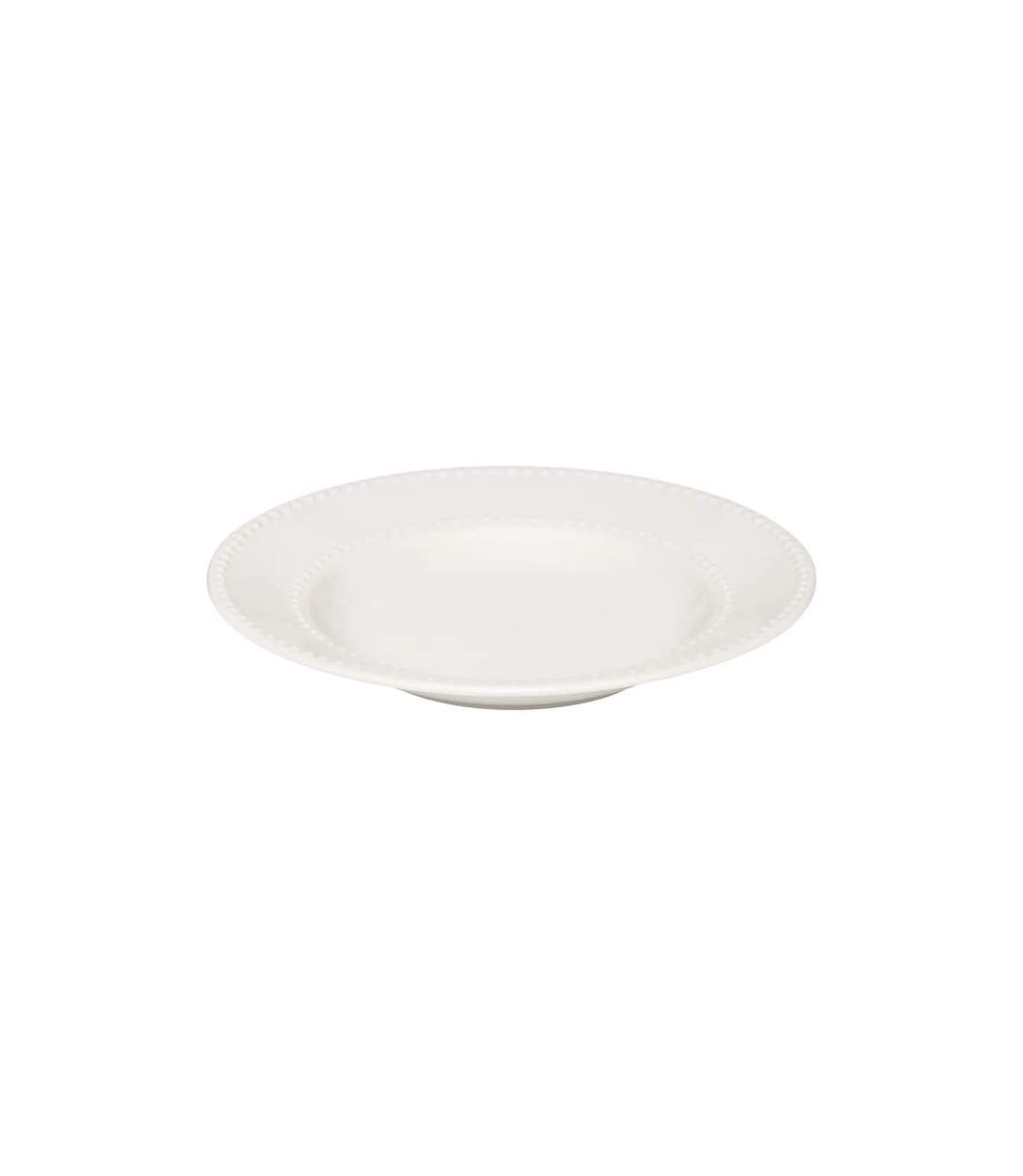 Lot de 6 Assiettes Creuses Perle 22cm Blanc-2