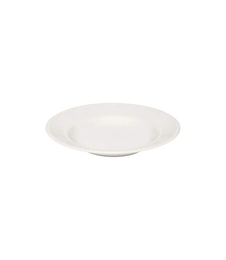 Lot de 6 Assiettes Creuses Perle 22cm Blanc