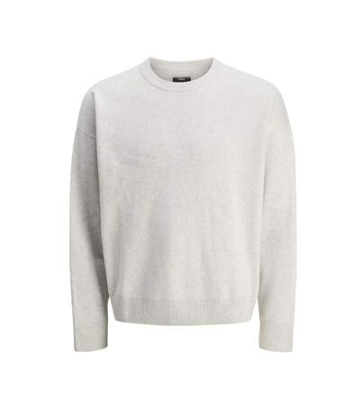 Sweat gris clair homme jack & jones coblanks - l