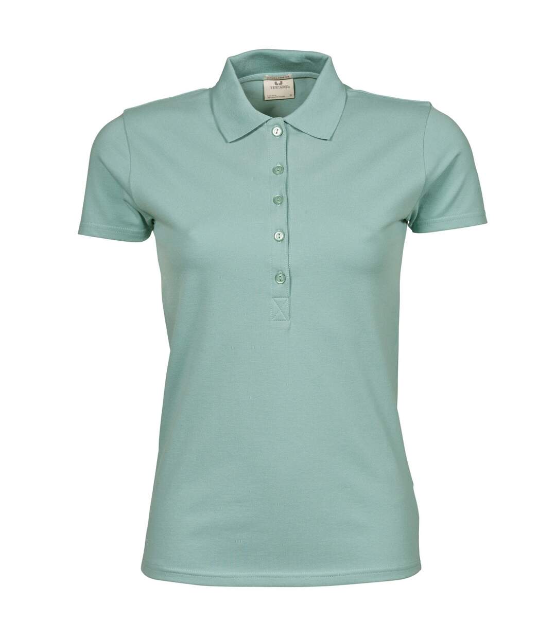 Polo à manches courtes femmes vert clair Tee Jays-1