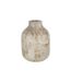 Vase Bouteille Déco Marbre 15cm Beige-1