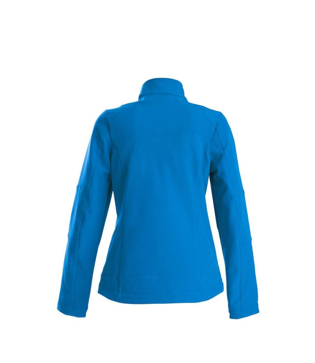 Womens/ladies Trial Soft Shell Jacket Ocean Blue Printer-2
