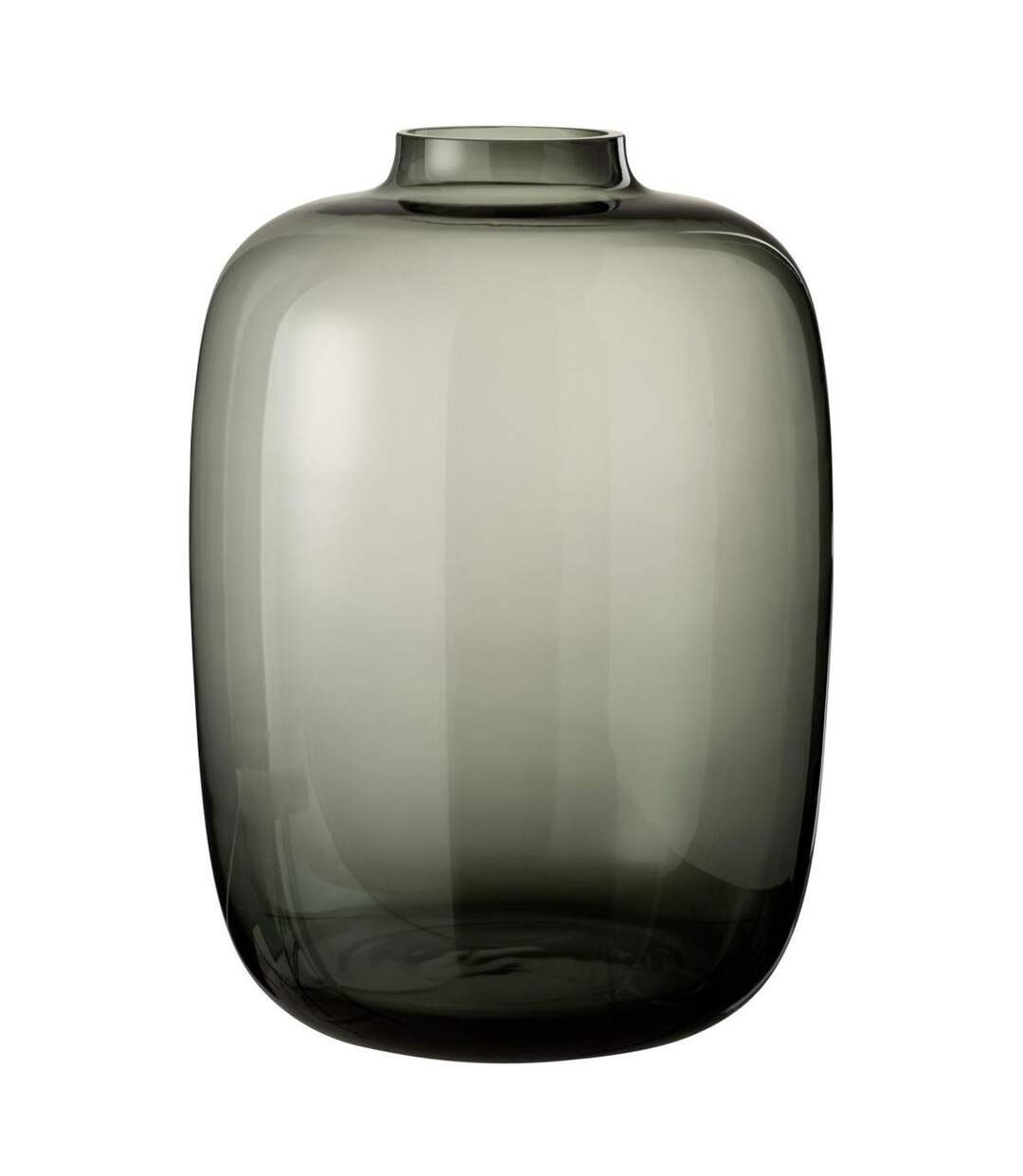 Vase Design en Verre Cleo 45cm Gris-1