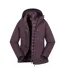 Womens/ladies Alaskan 3 In 1 Padded Jacket Dark Burgundy Mountain Warehouse-2