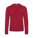 B&C Denim Mens Starlight Raglan Slub Sweatshirt (Chic Red) - UTRW3056