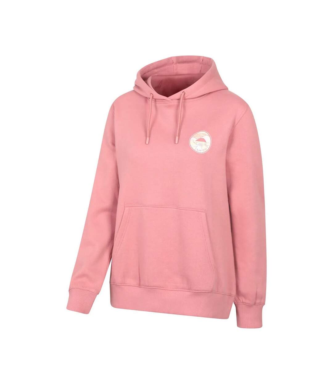 Womens/ladies Landscape Regular Hoodie Pale Pink Mountain Warehouse-3