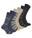 6 Pairs Mens Thick Alpaca Durable Boot Socks-3