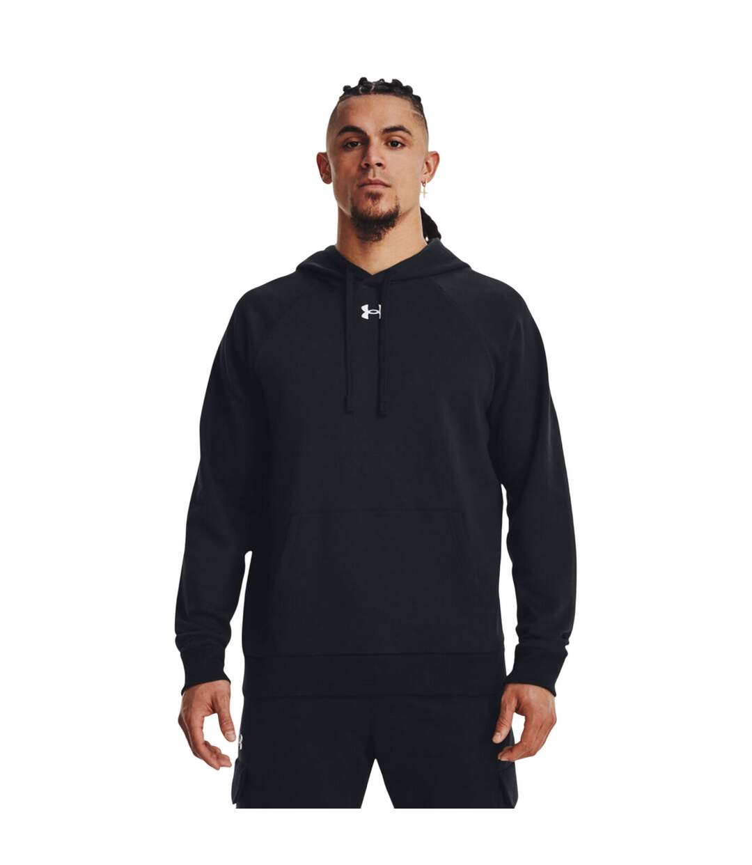 Mens 1379757 Hoodie Black Under Armour-2