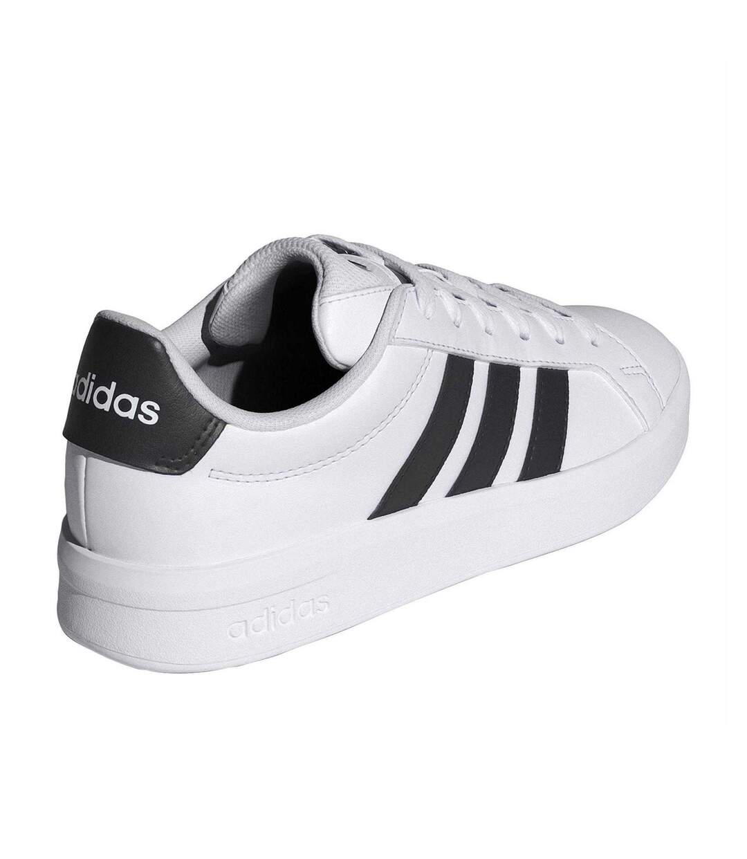 Baskets Grand Court 2.0 Femme Blanc Noir Adidas-2