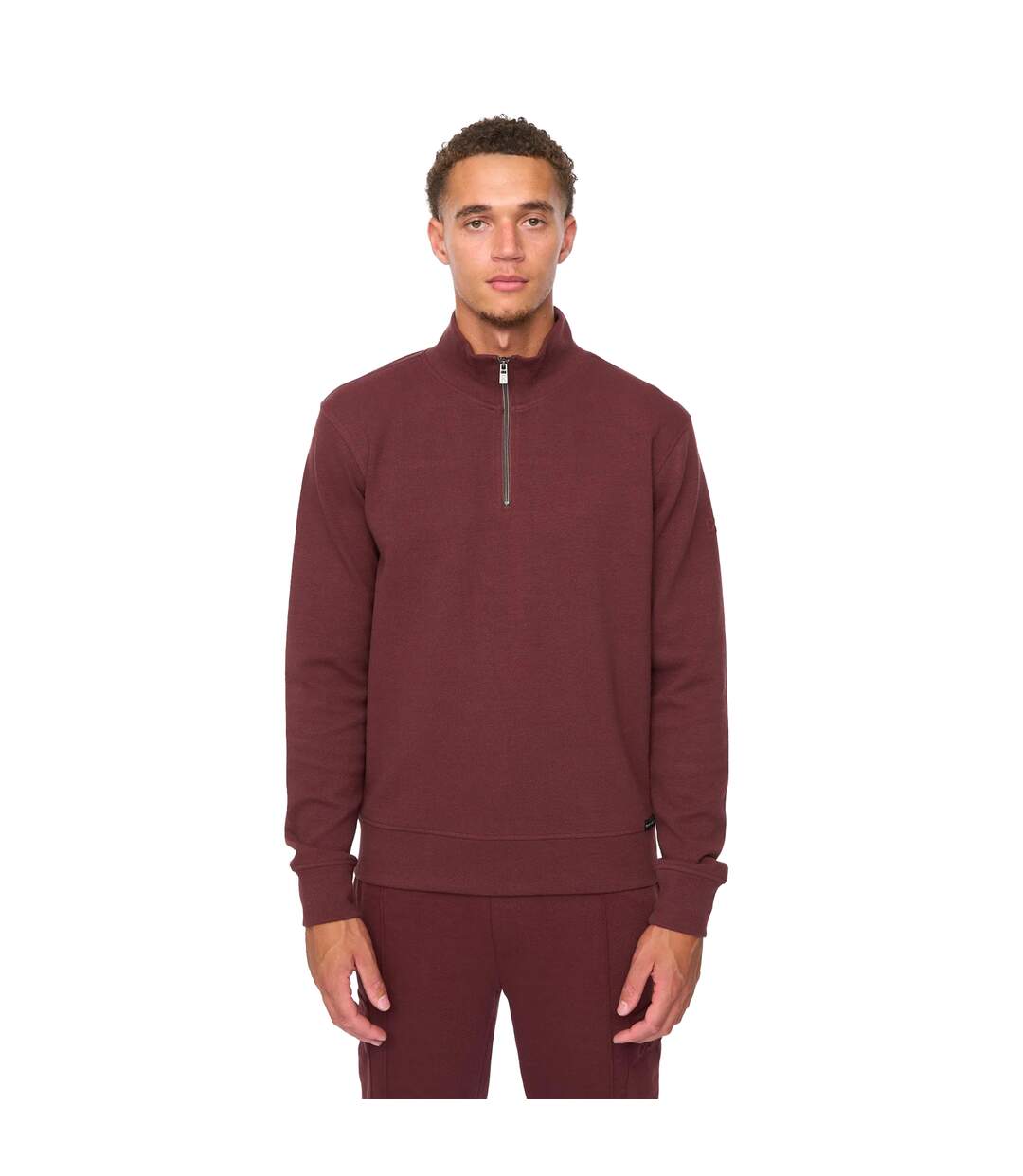 Sweat Slellmoore Homme Bordeaux Duck And Cover-2