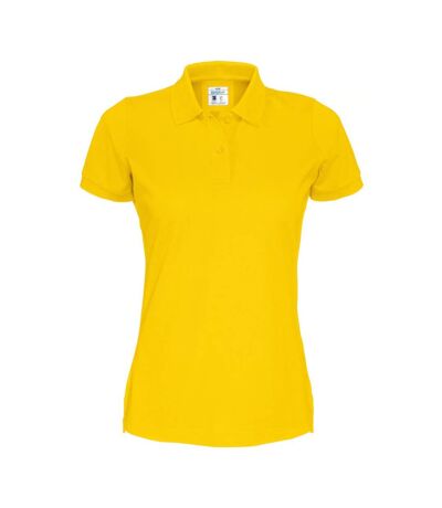 Cottover Womens/Ladies Pique Lady T-Shirt (Yellow) - UTUB250