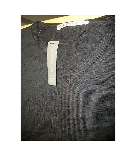 Arundel Pull À Col En V Homme Graphite Kustom Kit