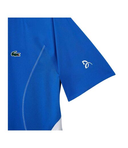 Polo Tennis Novak Djokovic Homme Bleu Lacoste