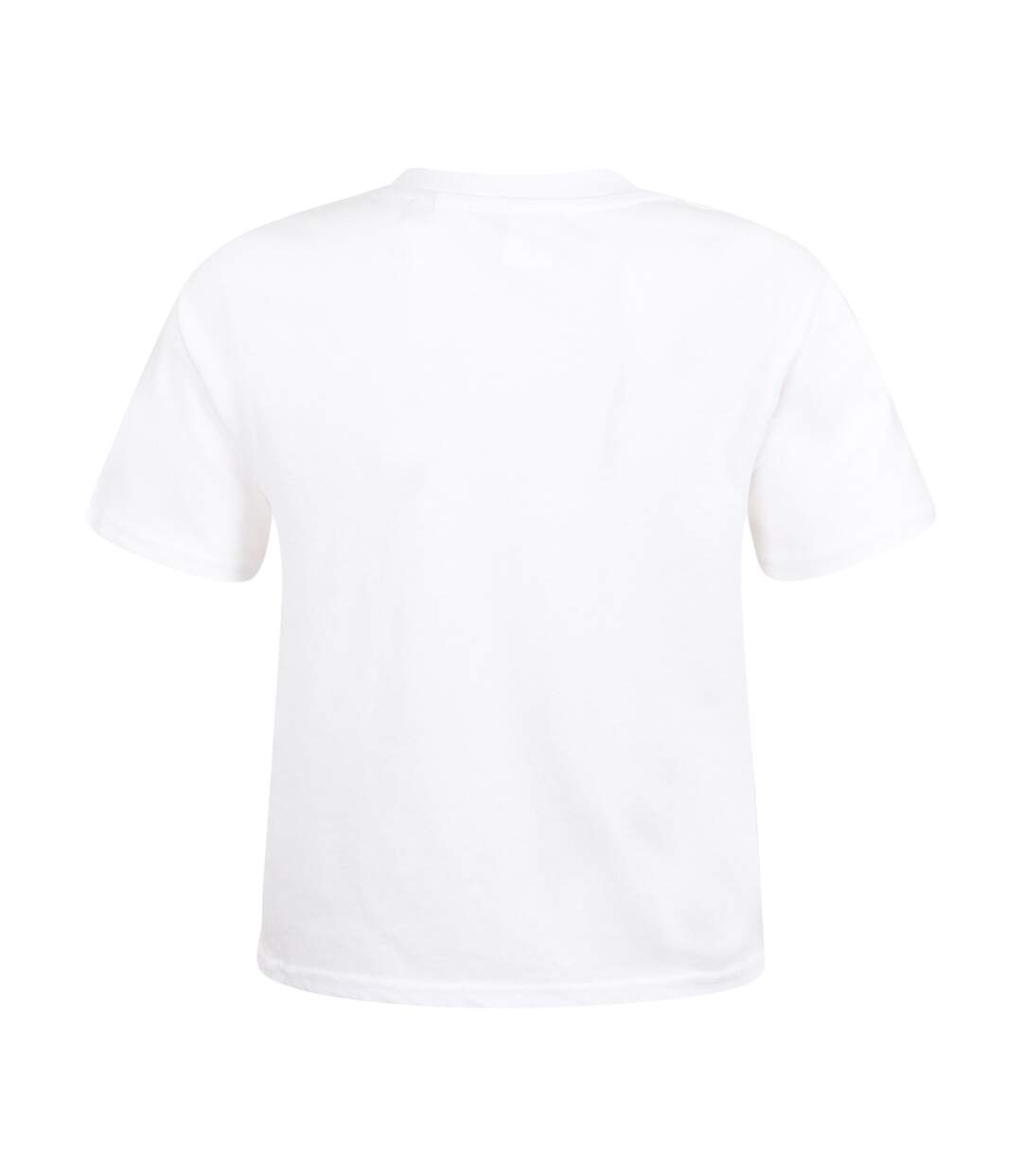 T-shirt court boxy femme blanc Skinni Fit-2