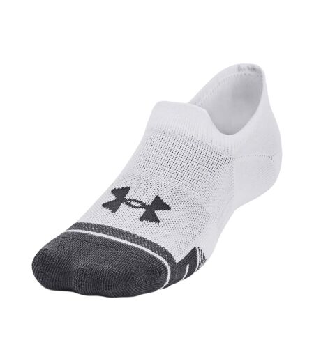 Pack Of 3  Unisex Adult Ultra-low Training Sports Socks  White Under Armour