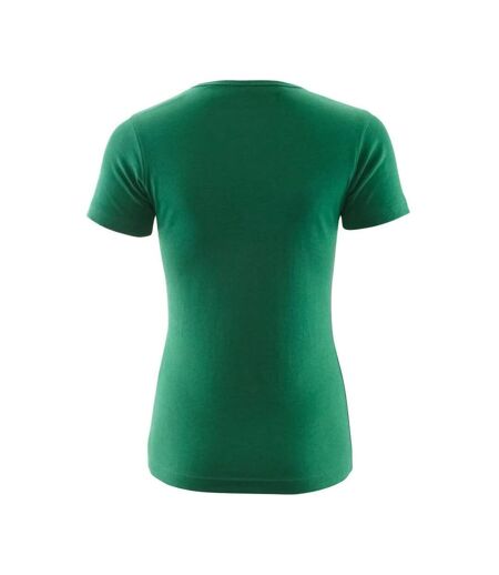 Womens/ladies Crossover Nice T-shirt Green Mascot