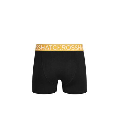 Pack of 3  Mens payso boxer shorts  yellow Crosshatch