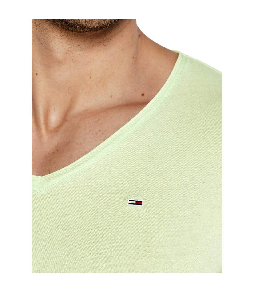 T-shirt Motif/style Logo Homme Vert Tommy Jeans-4