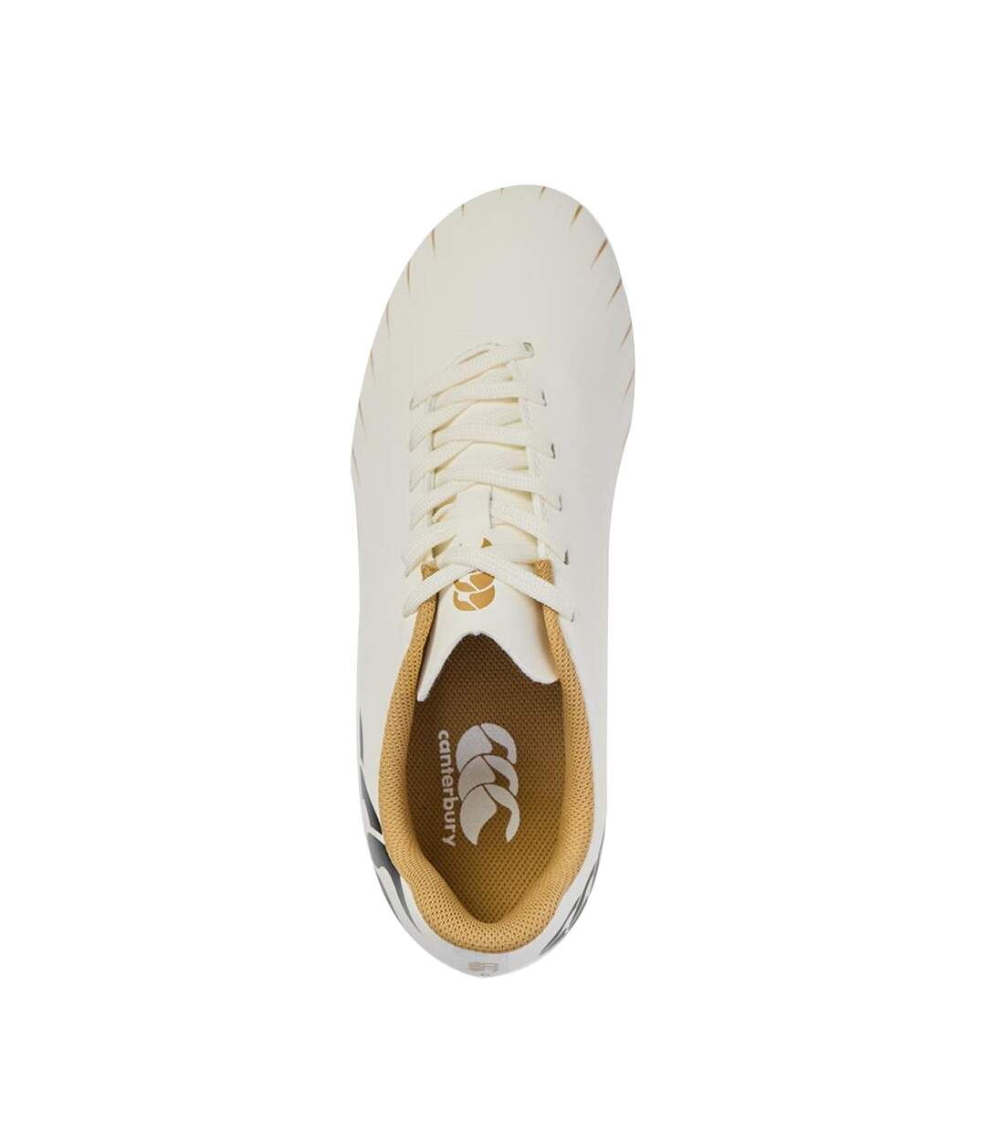Unisex Adult Speed Falcon Team Firm Ground Rugby Boots White Canterbury-3