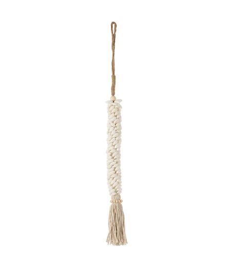 Suspension en Corde Coquillages 60cm Naturel
