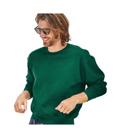 Sweat supercotton homme vert Fruit of the Loom