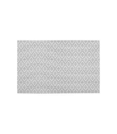 Set de Table Géométrique 45x30cm Blanc