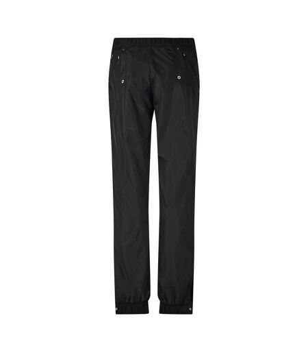 Womens/ladies Woven Tracksuit Bottoms Black Puma