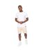 T-shirt Bardon Homme Blanc Crosshatch-1