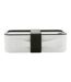 Recycled polypropylene 1.2l lunch box one size white XD Collection-3