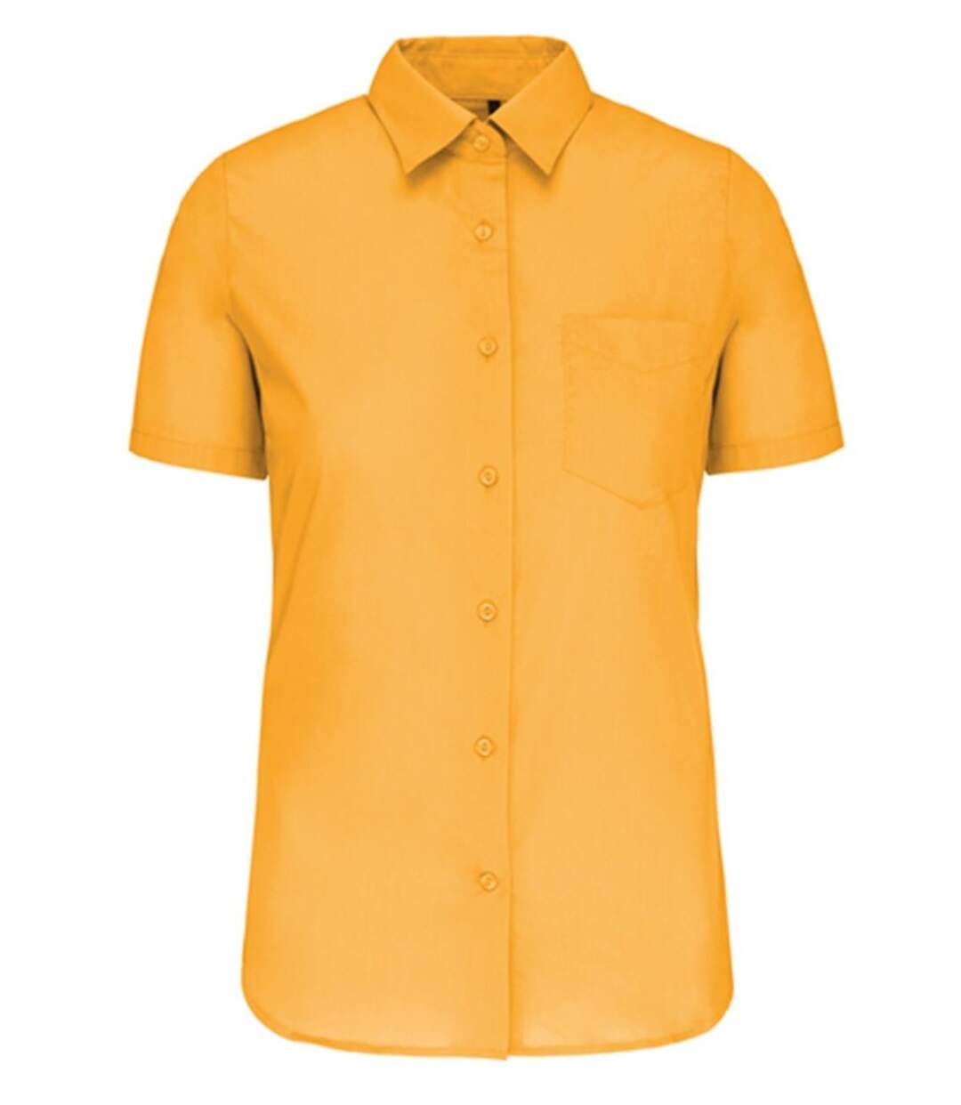 Chemise popeline manches courtes - Femme - K548 - jaune