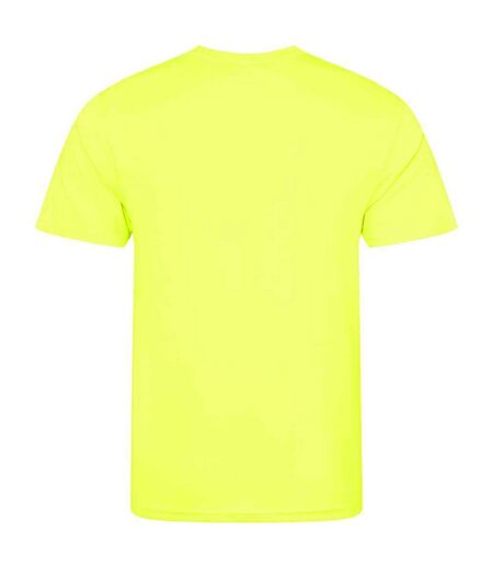 Mens t-shirt electric yellow AWDis Cool