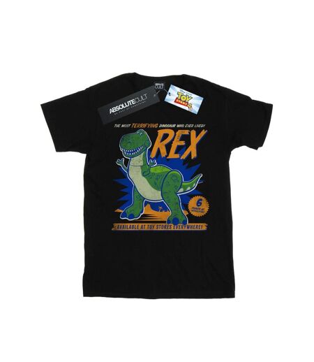 Disney Femme/Ladies Toy Story 4 Rex Terrifying Dinosaur Cotton Boyfriend T-Shirt (Noir) - UTBI46991