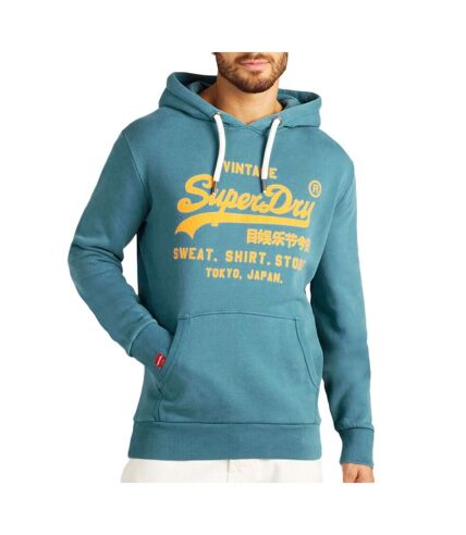 Sweat Capuche Turquoise Homme Superdry Neon Vl - XXL