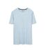 T-shirt bleu chiné homme teddy smith chine - 3xl-1