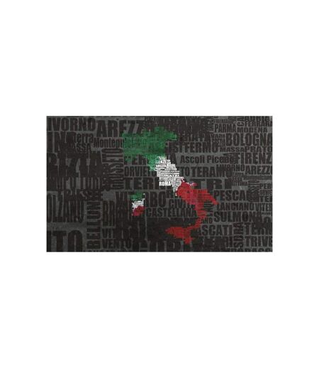 Papier Peint Text Map of Italy 270x450cm