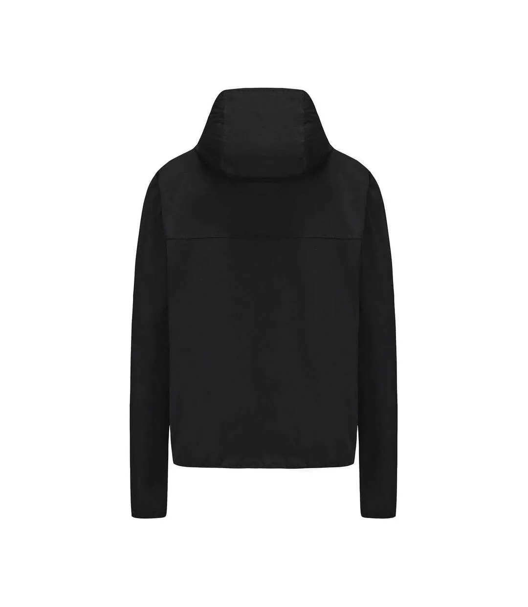 Mens Polyester Tailored Full Zip Hoodie Jet Black Everlast-2