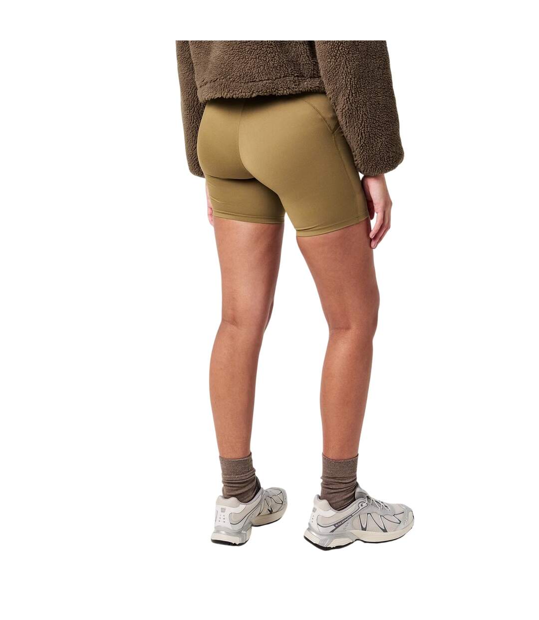 Womens/ladies Jaida High Waist Shorts Cedar The North Face-4