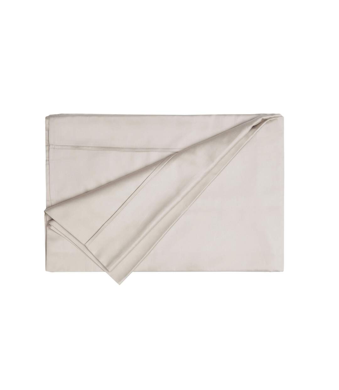 200 thread count egyptian cotton flat sheet oyster Belledorm-1