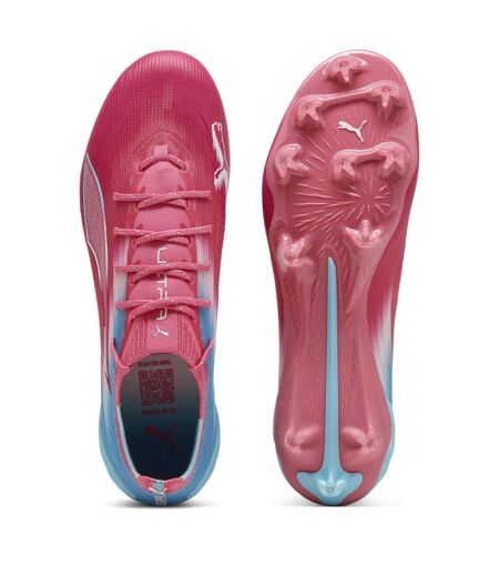 Mens Ultra 5 Ultimate Firm Ground Football Boots Blue Pink Puma