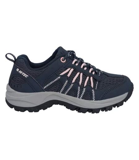 Chaussures De Randonnée Jaguar Enfant Bleu Marine Rose Sépia Hi-Tec