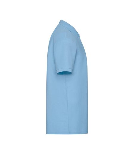 Polo 65/35 Homme Bleu Ciel Fruit Of The Loom