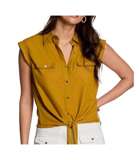 Chemise jaune femme morgan darod