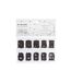 Lot de 100 Lettres pour Boîte Lumineuse 6cm Noir-1