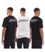 T-shirts Beau Footprint Homme Bleu Marine Blanc Noir Jack And Jones-2