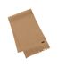 Mens Albas Virgin Wool Logo Scarf One Size Beige Boss-2