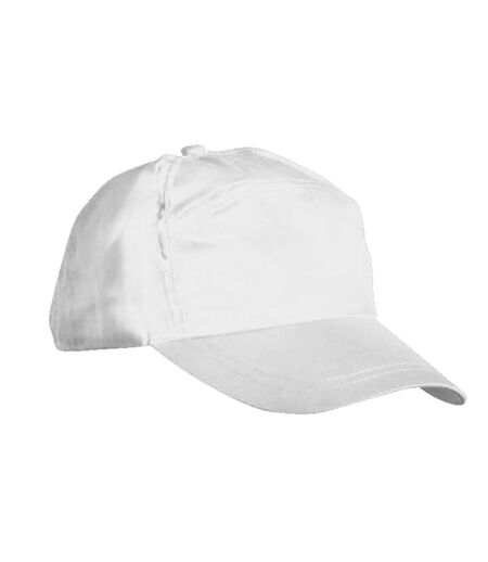 Result Unisex Plain Baseball Cap (White) - UTBC956