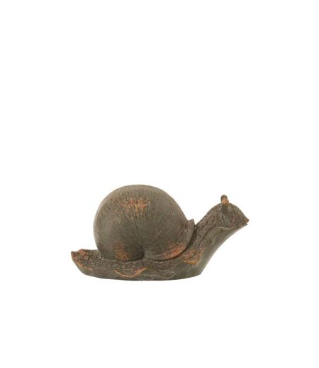Statuette Escargot d'Extérieur Antik 27cm Vert Foncé
