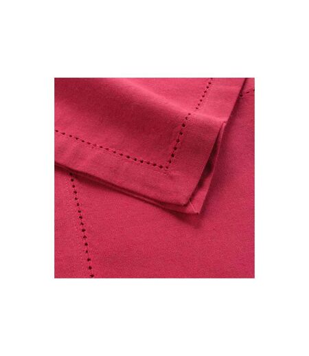 Lot de 3 Serviettes de Table Charline 40x40cm Rouge