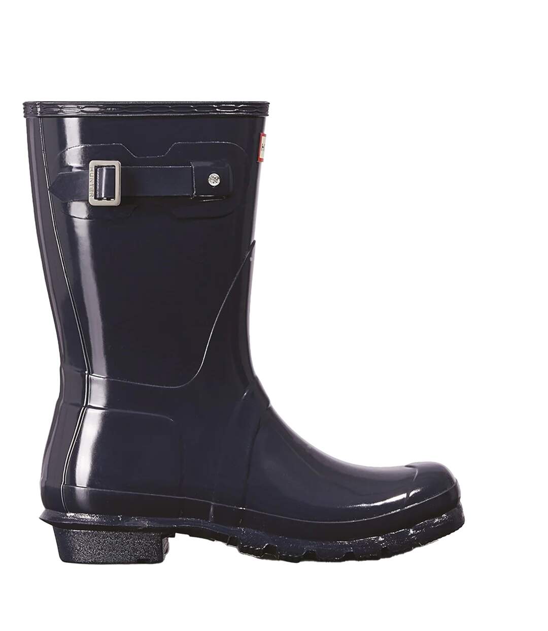 Womens/ladies original short wellington boots navy Hunter-3