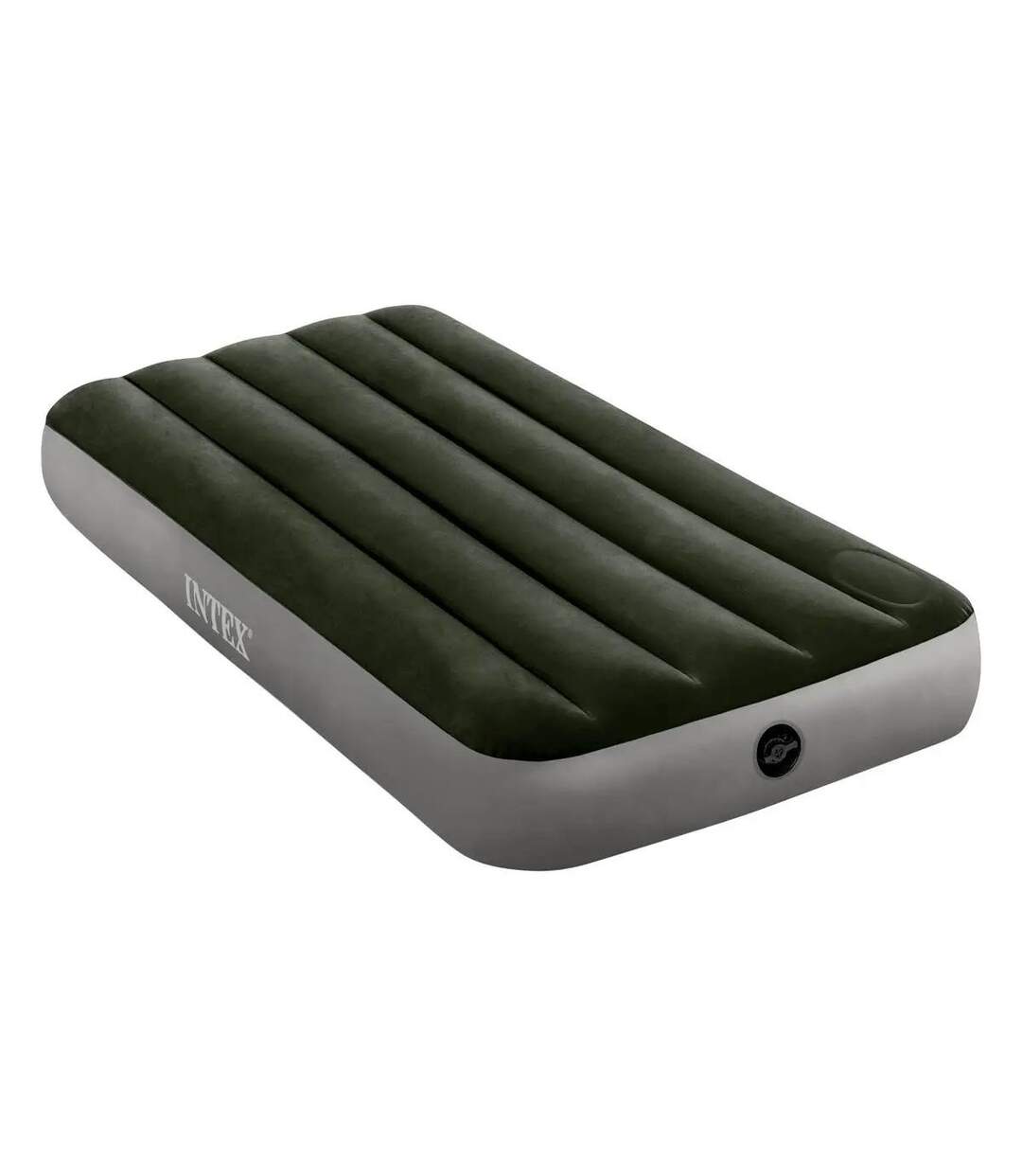 Matelas Gonflable 1 Personne & Gonfleur Airbed 191cm Vert-1